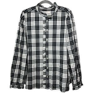 Really Cute and Soft Button Down Woman's Shirt Size XL